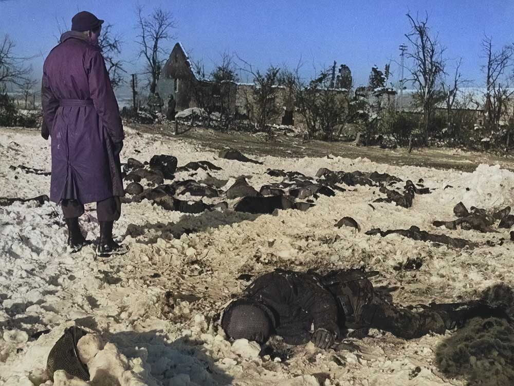 Massacre de Malmedy, le 17 décembre 1944.