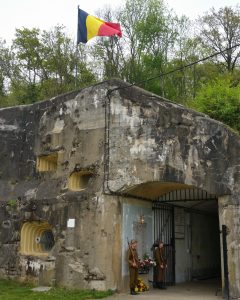 Der Eingang zur Festung Eben-Emael.