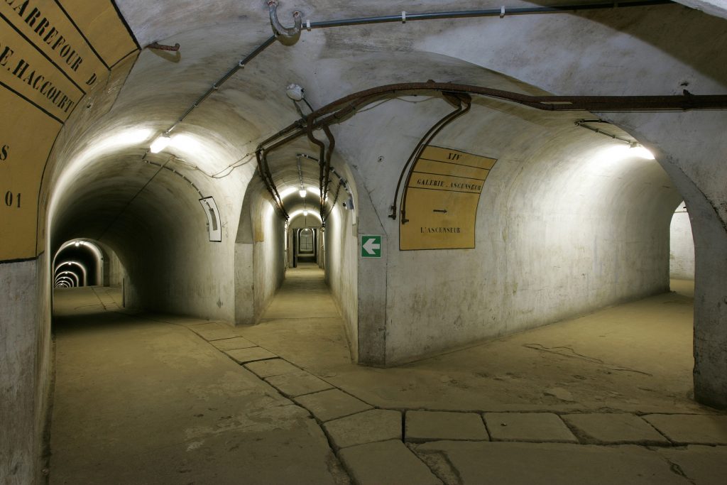 De ondergrondse gangen en ruimten van het Fort van Eben-Emael.