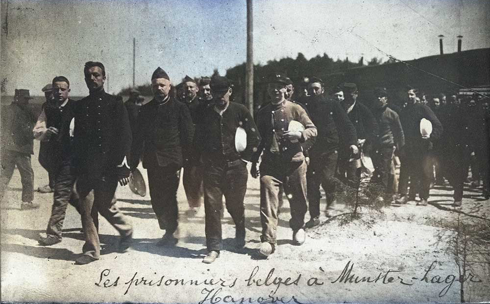 Prisonniers de guerre belges. 