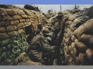 Senegalese riflemen in the front line at Souain in October 1916.