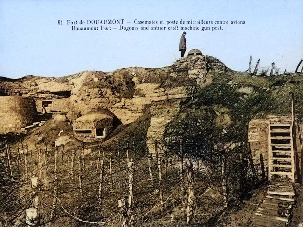 Des casemates du Fort de Douaumont.