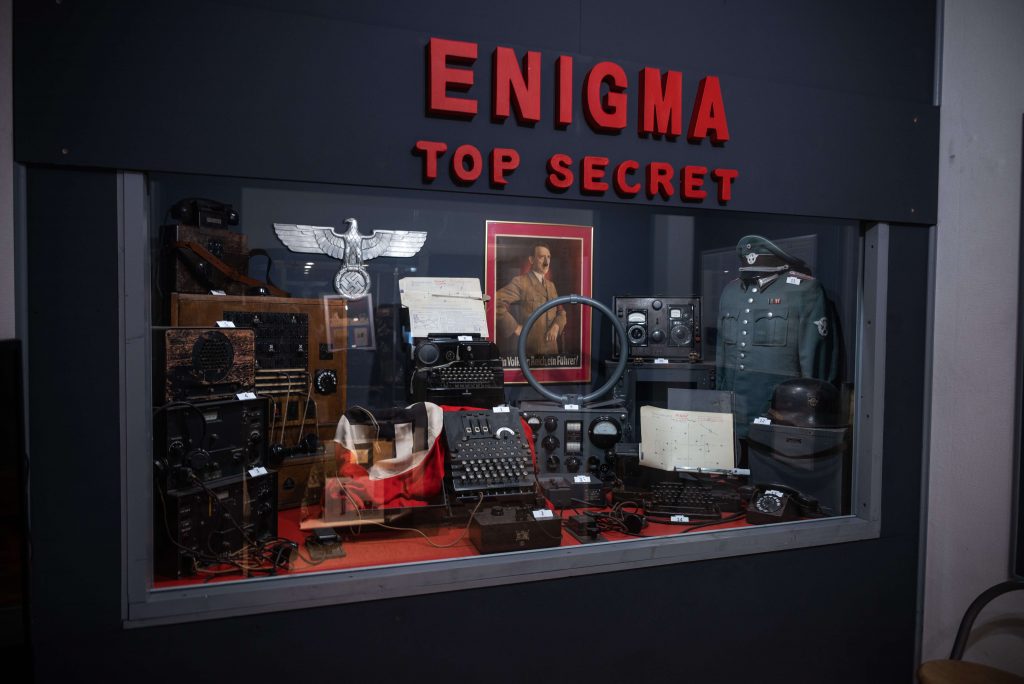 Top secret enigma showcase.