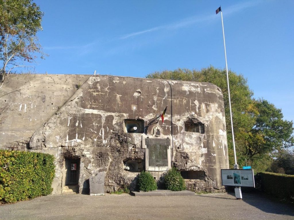 L'entrée du fort de Battice.