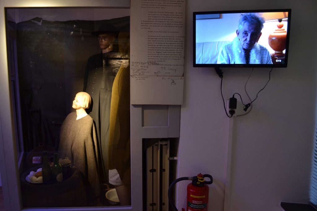 Getuigenissen in het Museum van de Slag om de Ardennen.