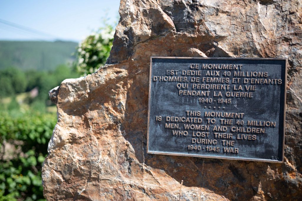 Sign at the entrance of the December 44 Museum