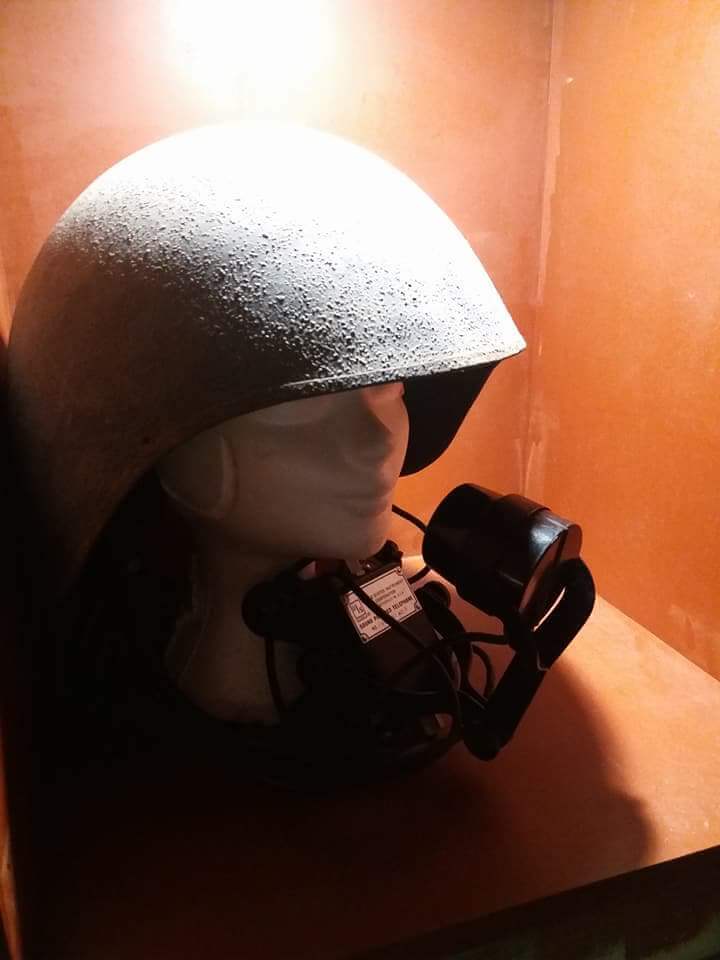 Casque au fort d'Embourg.