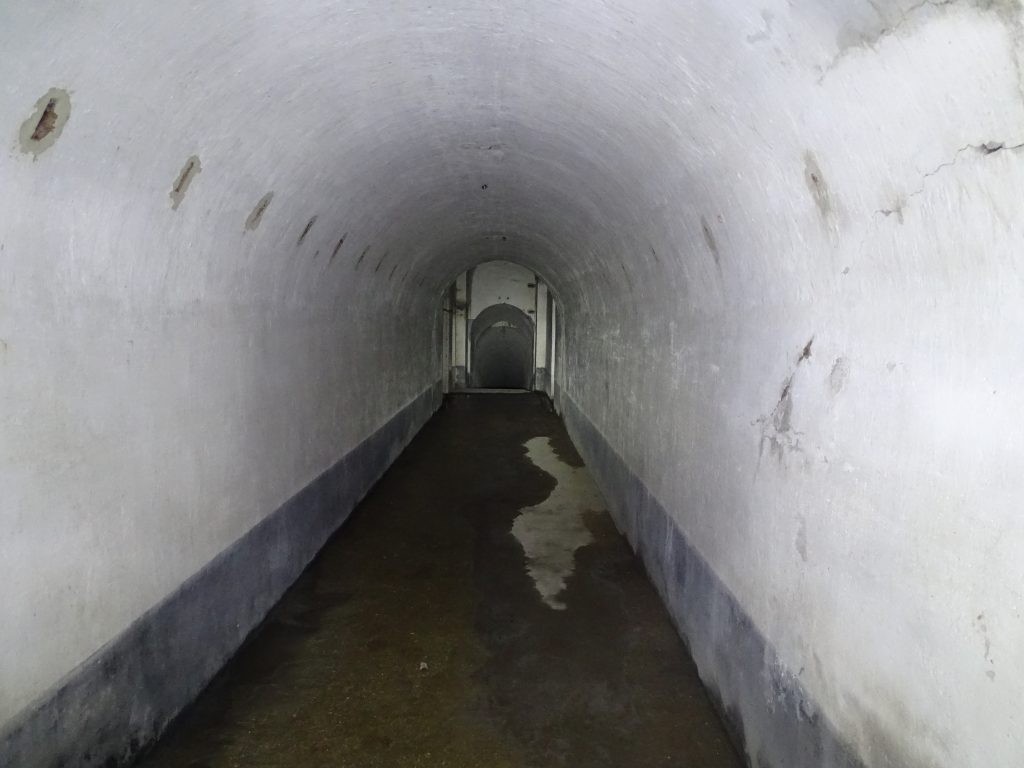 Gallery to the head box at Fort Hollogne