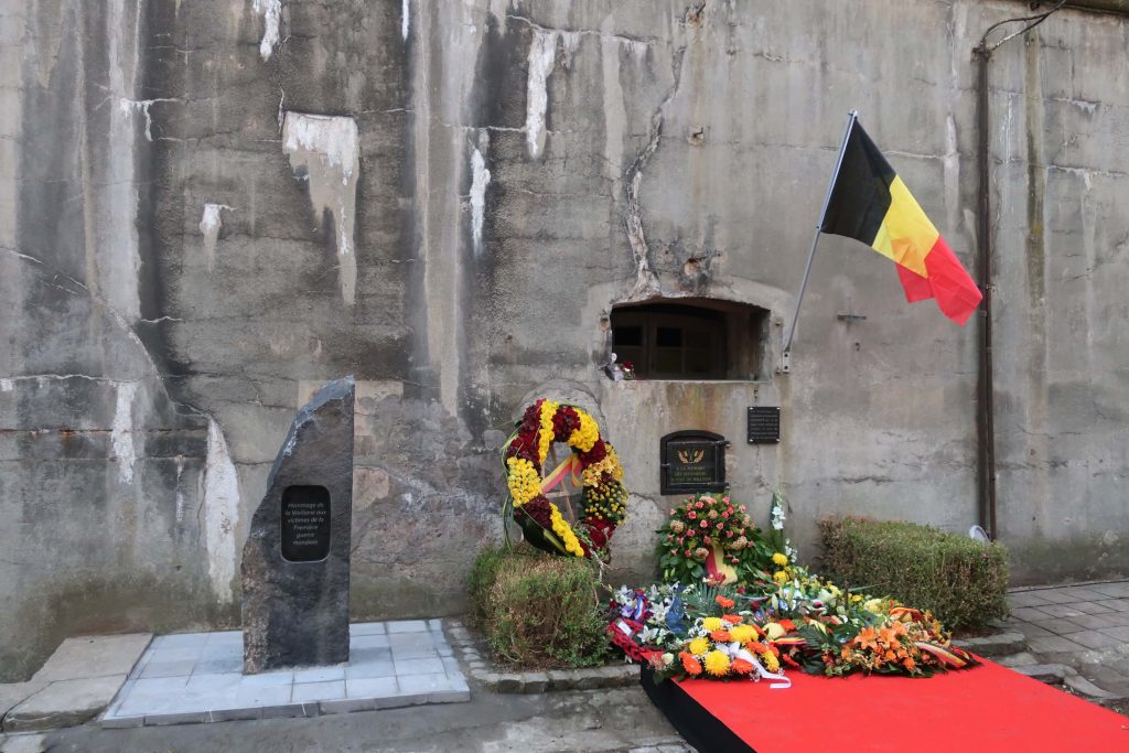 Tribute from the Walloon government to Fort Hollogne