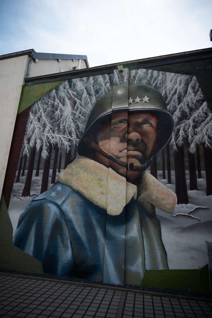 Représentation artistique du Général Patton.