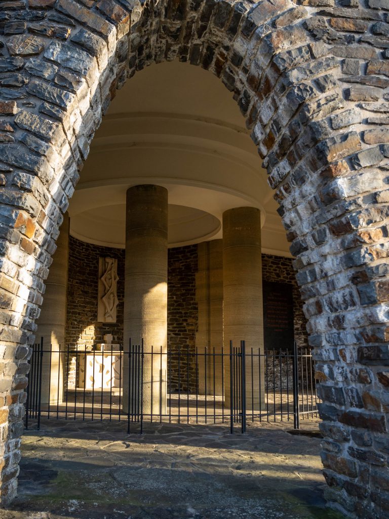 Der Eingang zum Nationalen Denkmal des Streiks.