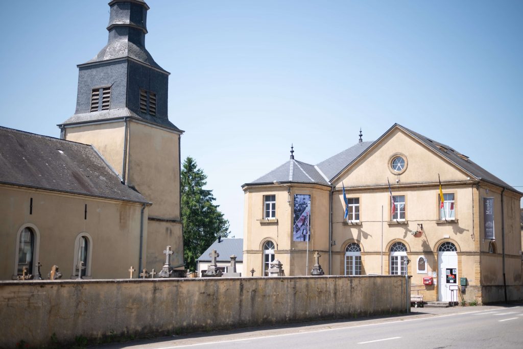 Ingang van het Baillet-Latour museum.