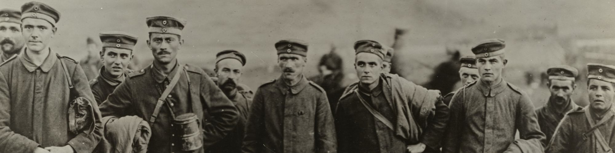 Prisonniers allemands en 1917