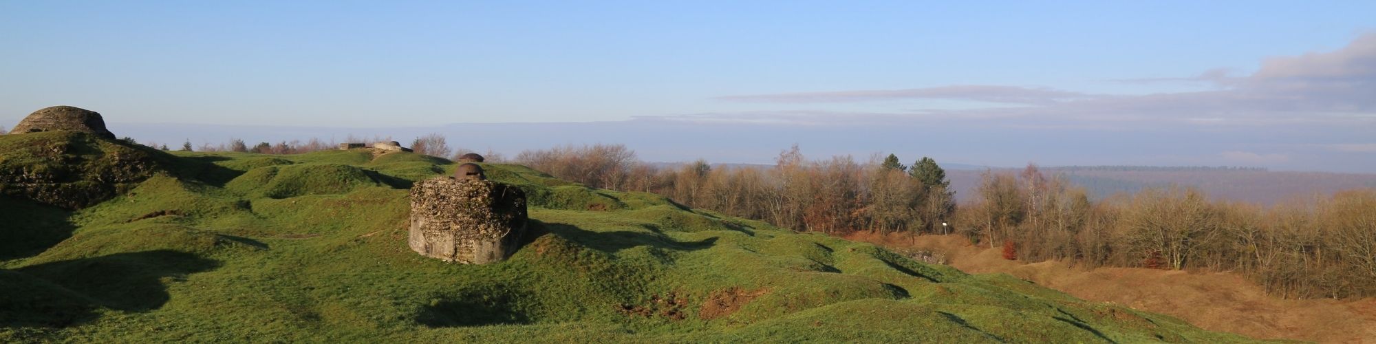 Vue panoramique du Fort de Douaumont.