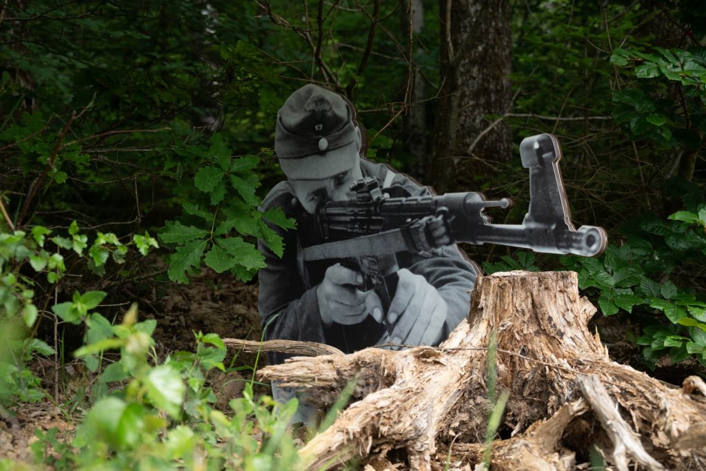 Représentation de la Bataille des Ardennes.