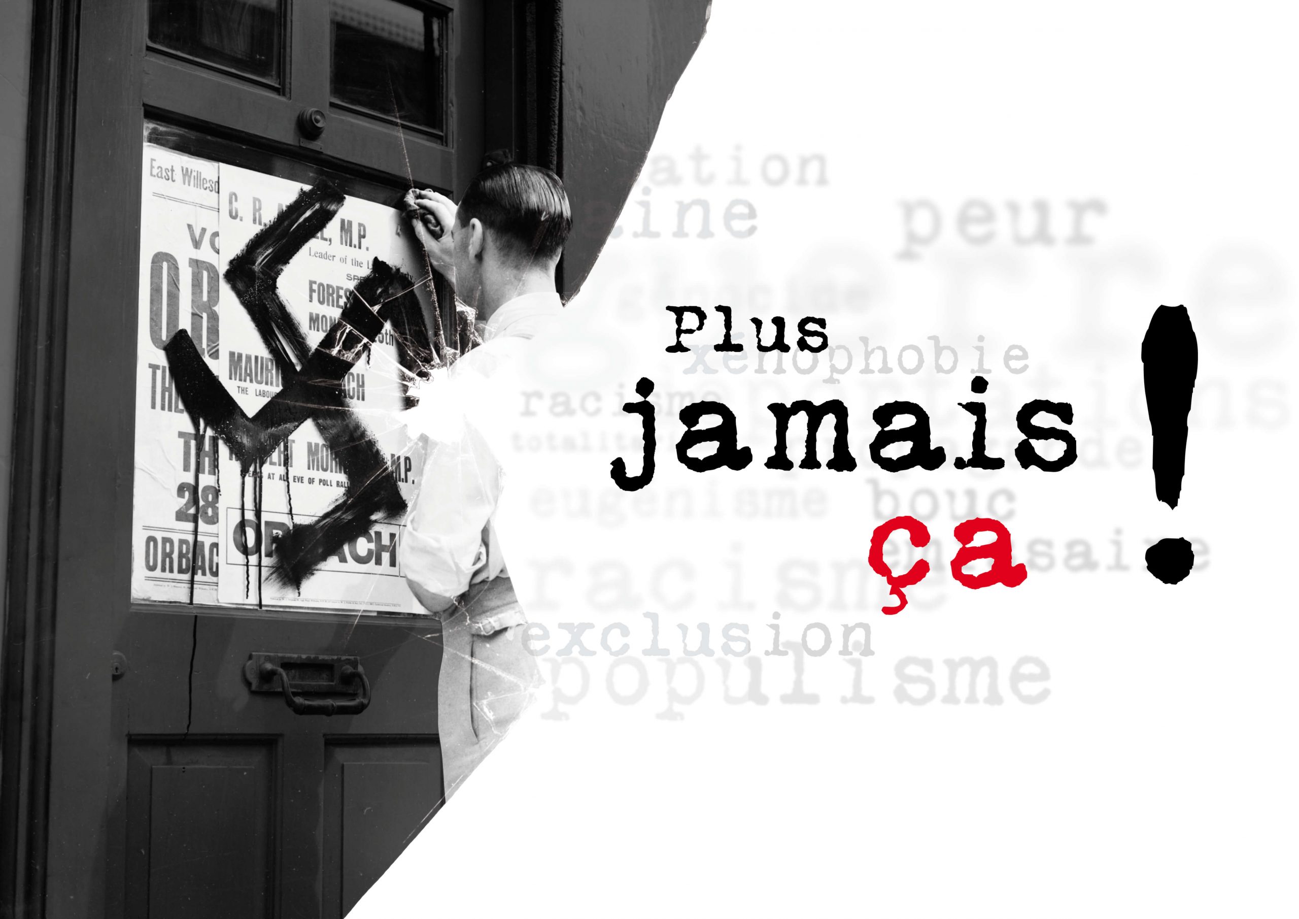 L'exposition "Plus Jamais ça!" à la Cité Miroir.