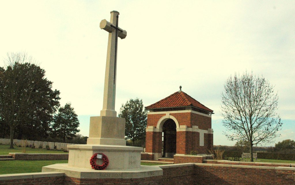 Gräber auf dem Commonwealth-Friedhof.