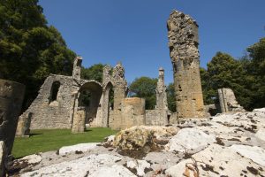 Ruins of the Montfaucon Abbey