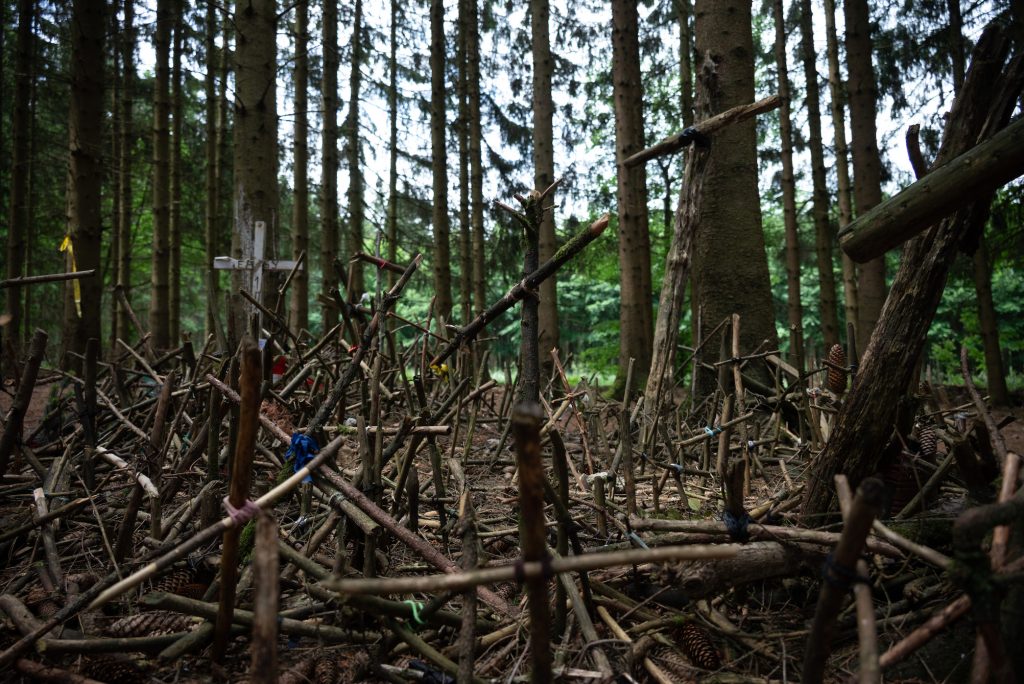 Kreuz im Bois Jacques.