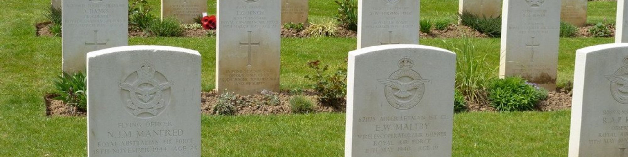 Tombes du cimetière du Commonwealth.