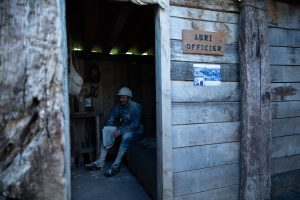 Abri d'officiers dans les Tranchées de Chattancourt.