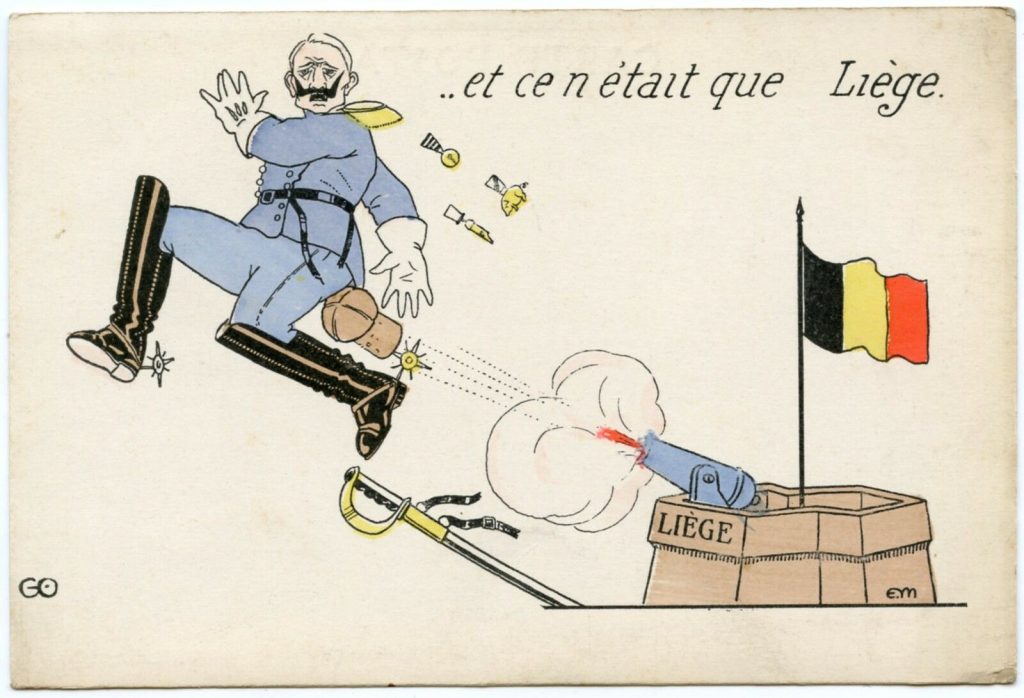 Cartoon Bouchon de Liège, MVW Archives