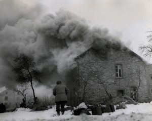 American soldiers in the winter of 1944.