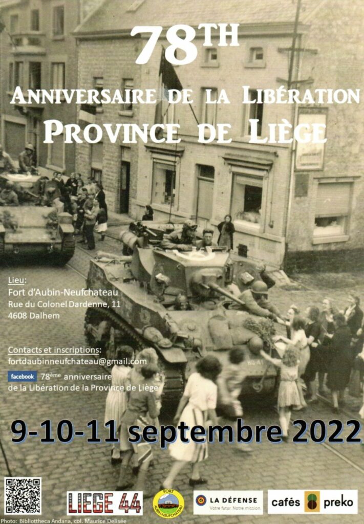 78ste verjaardag van de bevrijding in de provincie Luik